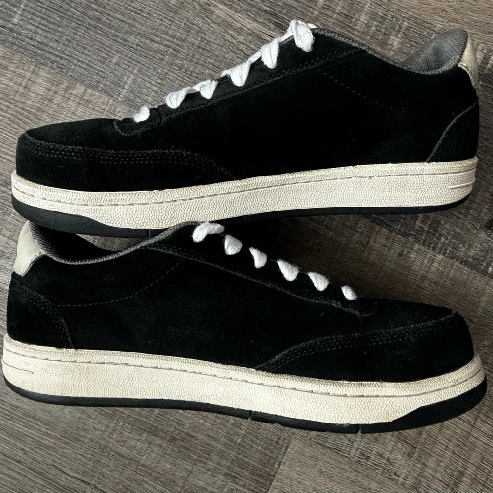 Harley Davidson Suede Steel Toe Shoes, EUC - Picture 11 of 16